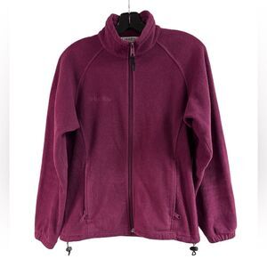 Columbia Berry Plum Fleece Jacket Size S